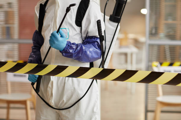 Professional Biohazard technician working in Palm Springs, CA
